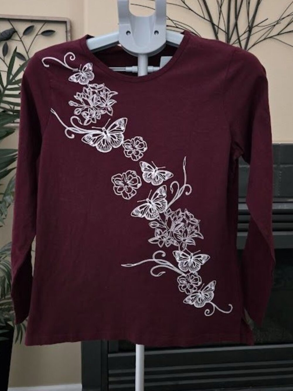 NWT Gold Coast butterfly shirt sz medium